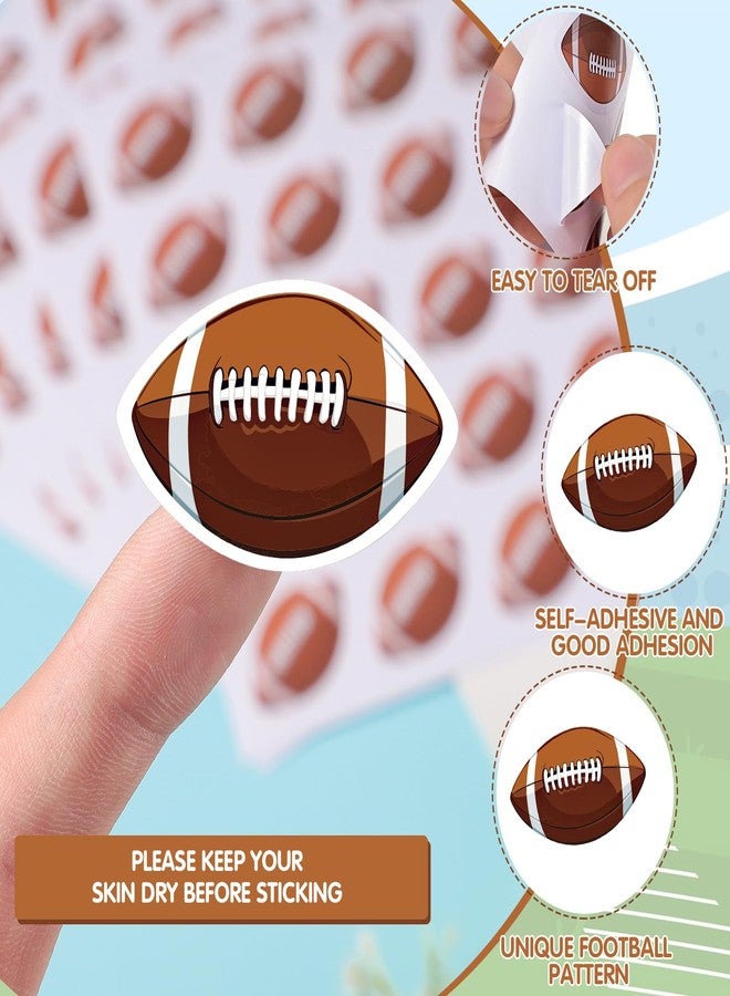 Pimoys 240 Pcs Football Stickers for Kids Self-Adhesive Sports Football Face Stickers for Superbowl Party Fantasy Sports Theme Party Decor - Image 3